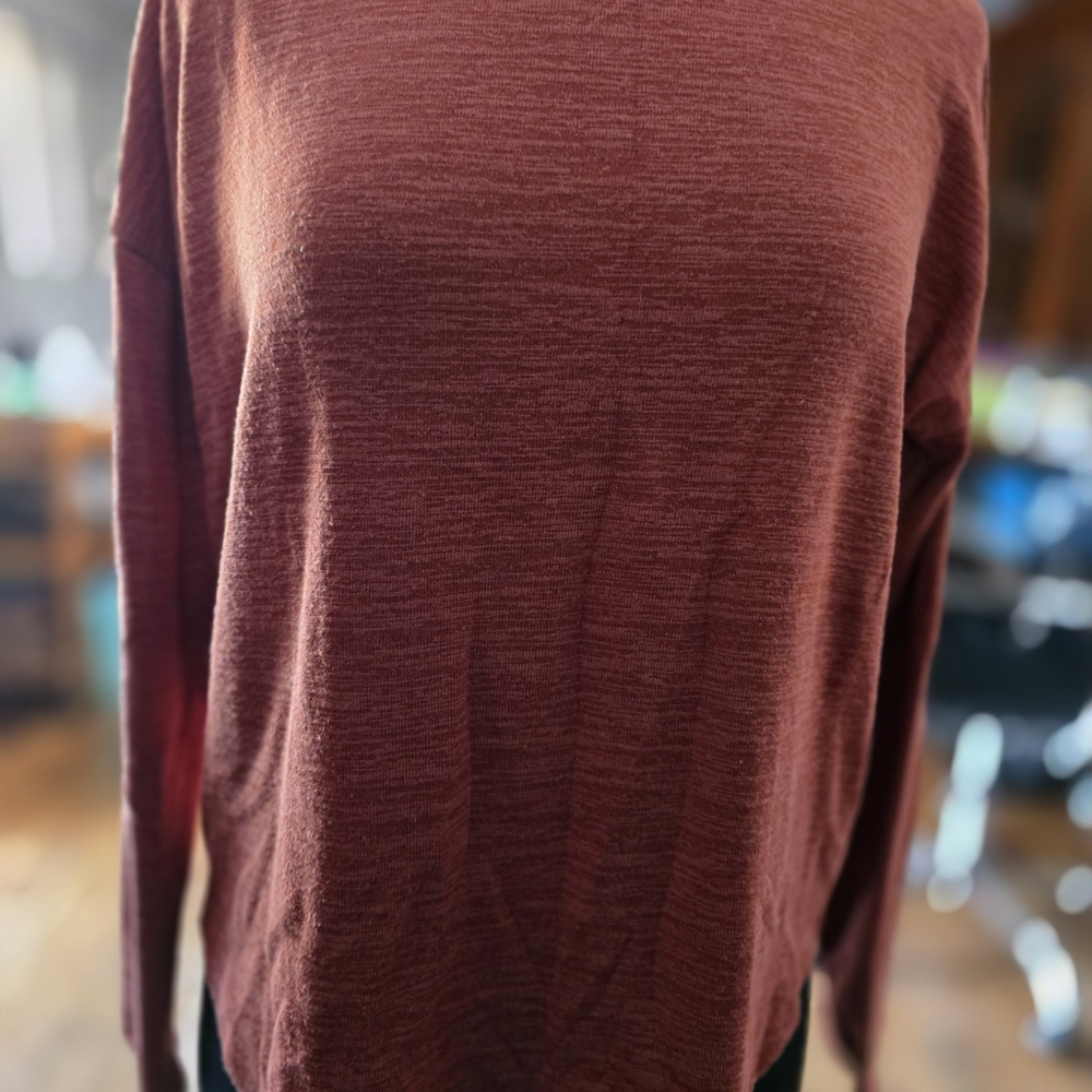Time and Tru Terracotta Long Sleeve Shirt